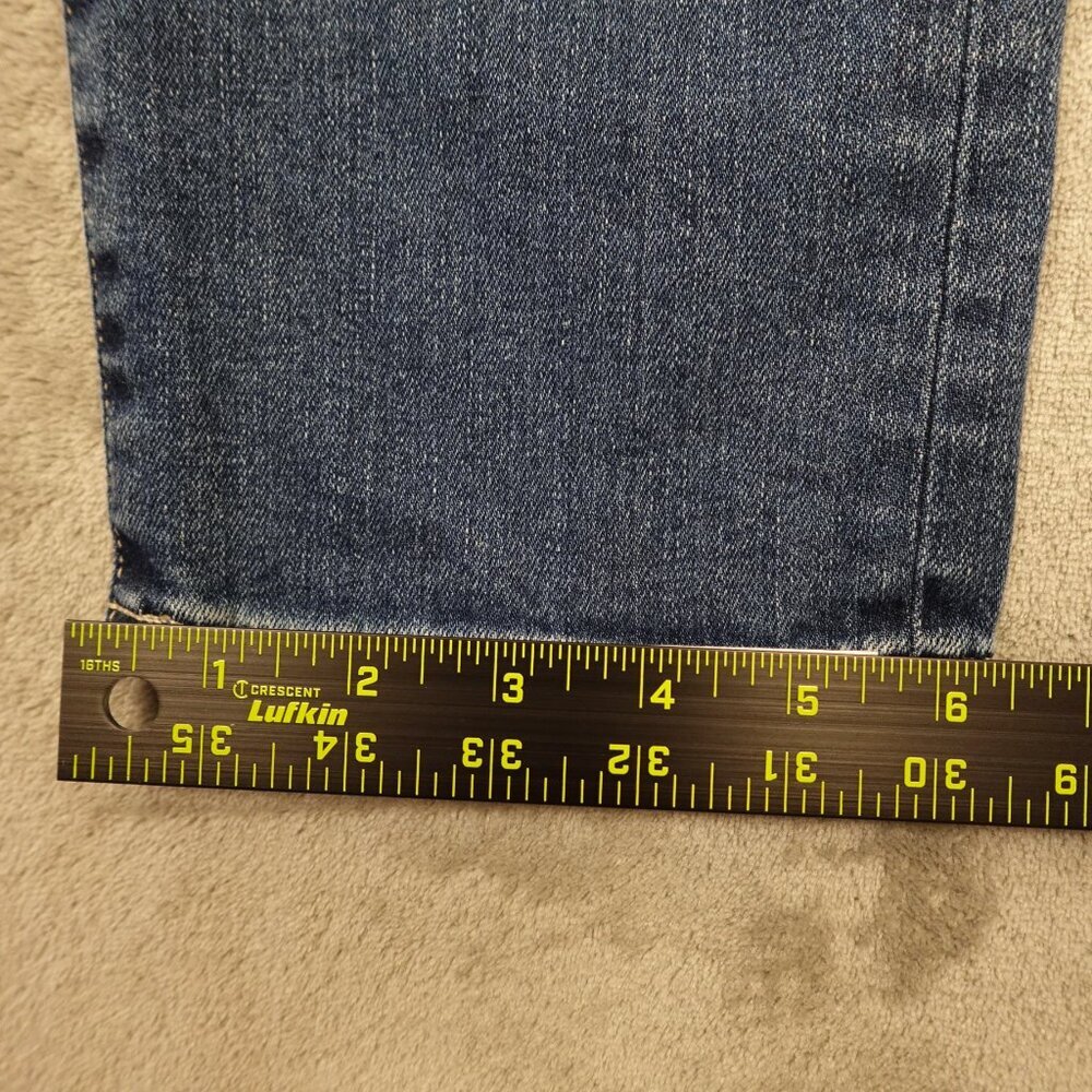 Edwin jeans Elin crop straight women's 26 blue denim NWT - Picture 8 of 13